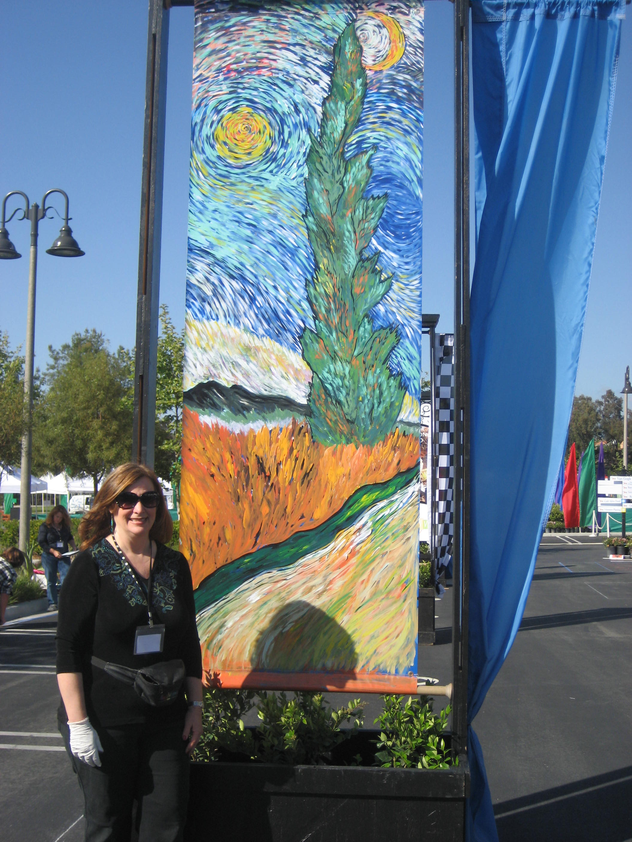 Hand-Painted Van Gogh Banner