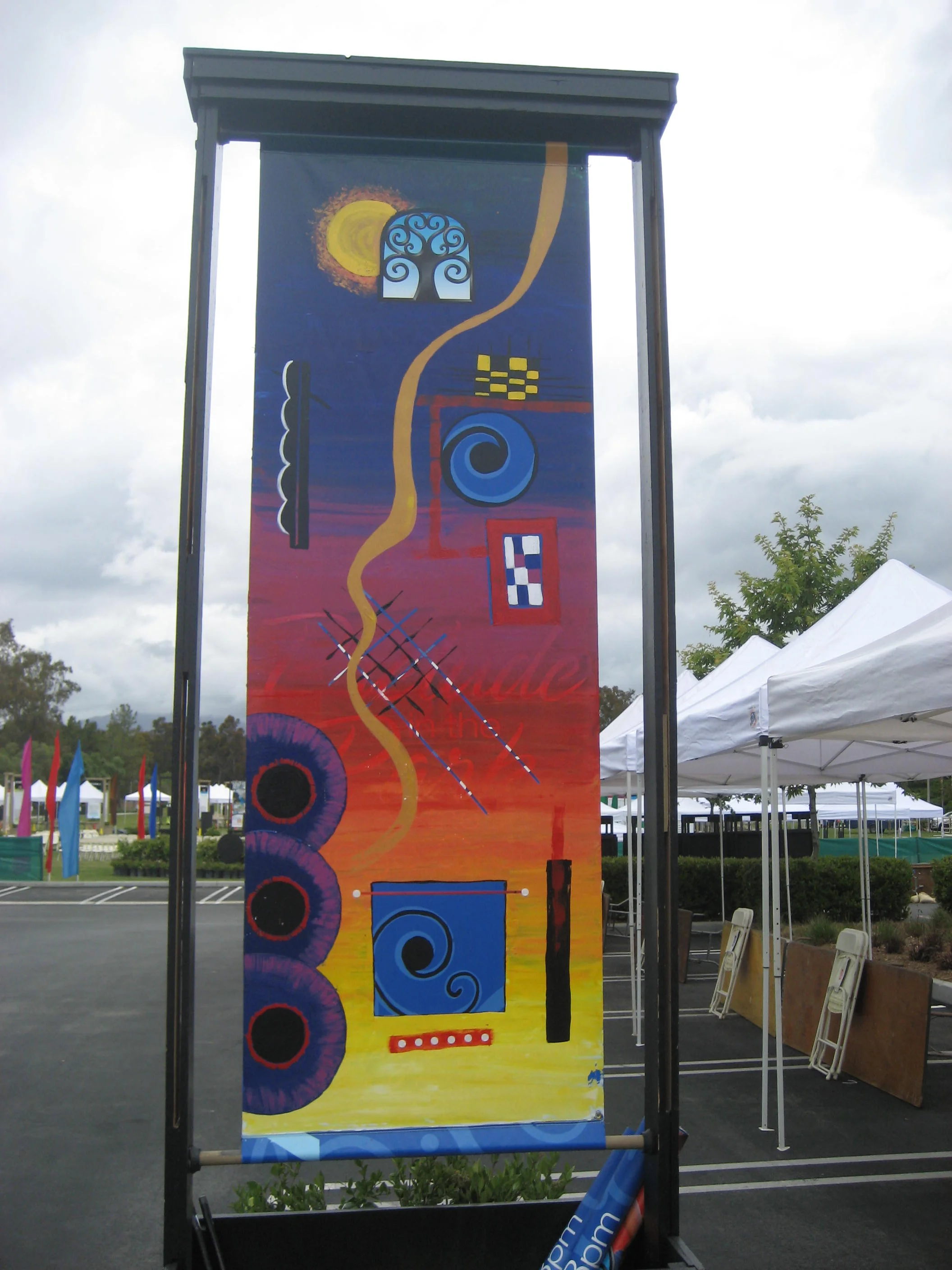 Public Art Banner - Abstract