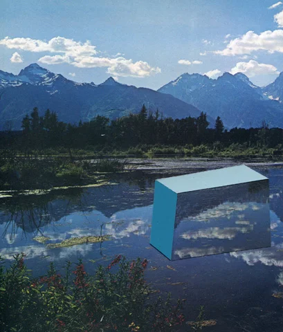 Otherscapes 2 , 2013 collage. 12.5 x 11 inches