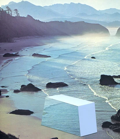 Otherscapes 10, 2013 collage. 12.5 x 11 inches