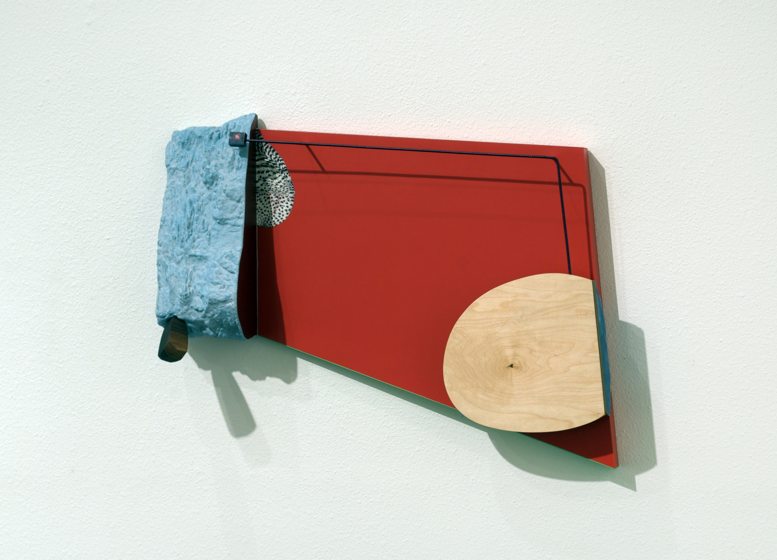   He smoked cigars and told funny jokes,&nbsp; 2012  wood, formica, foam, paint, and cut paper.&nbsp;20 x 28 x 6.5 inches 