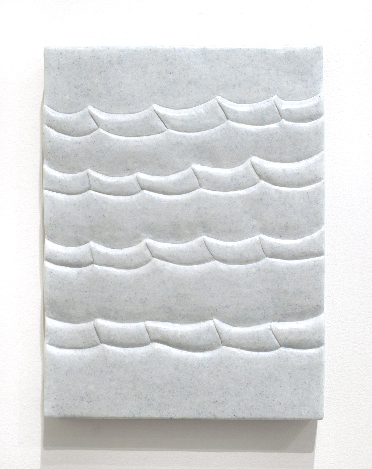   Sea Tablet (Galapagos),  2018  9 x 12 x 1.5 inches  Marble composite 