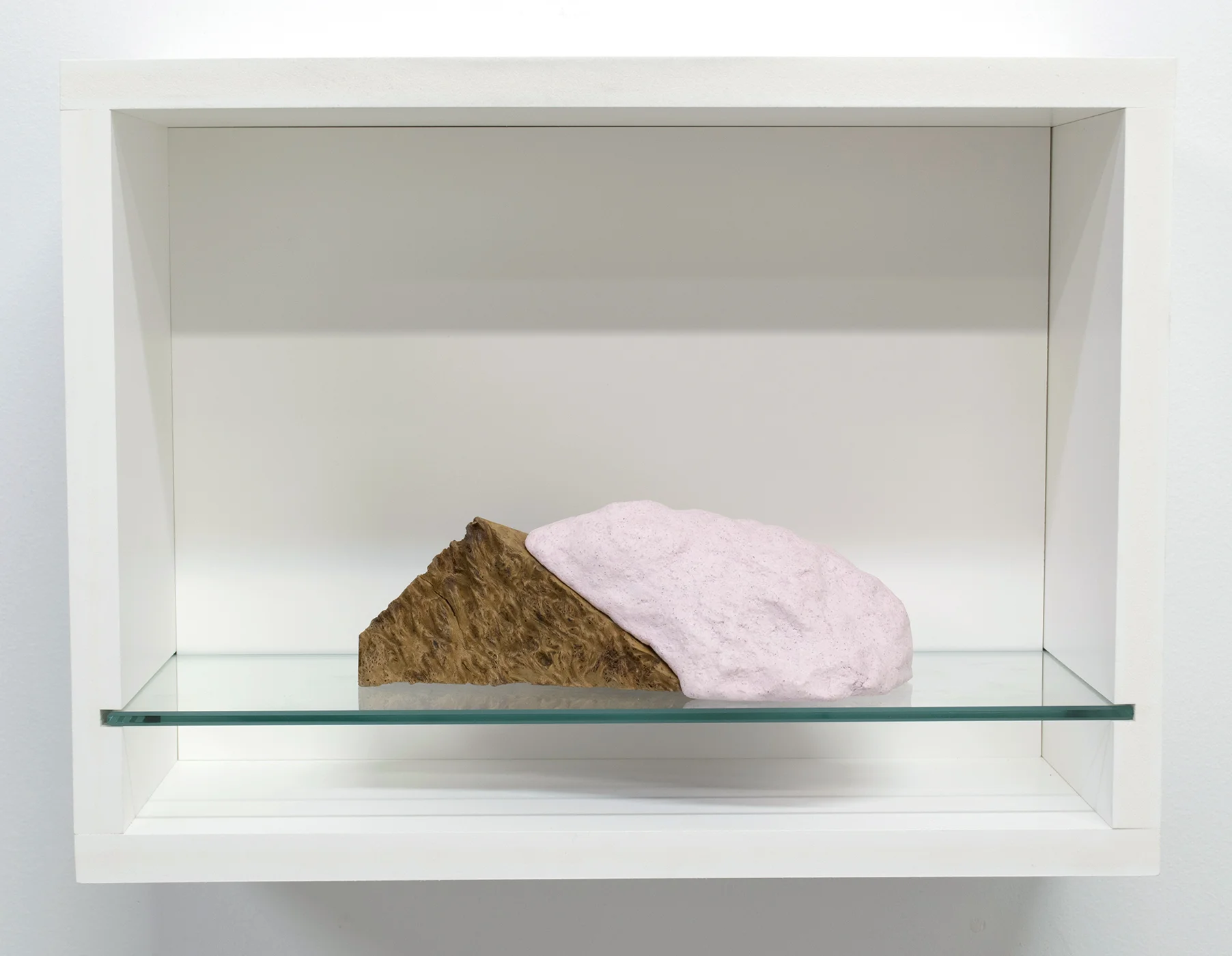 Burl & Bulge, 2017 12 x 16 x 7 inches PVC board, wood, plaster, pigment, cement, and glass