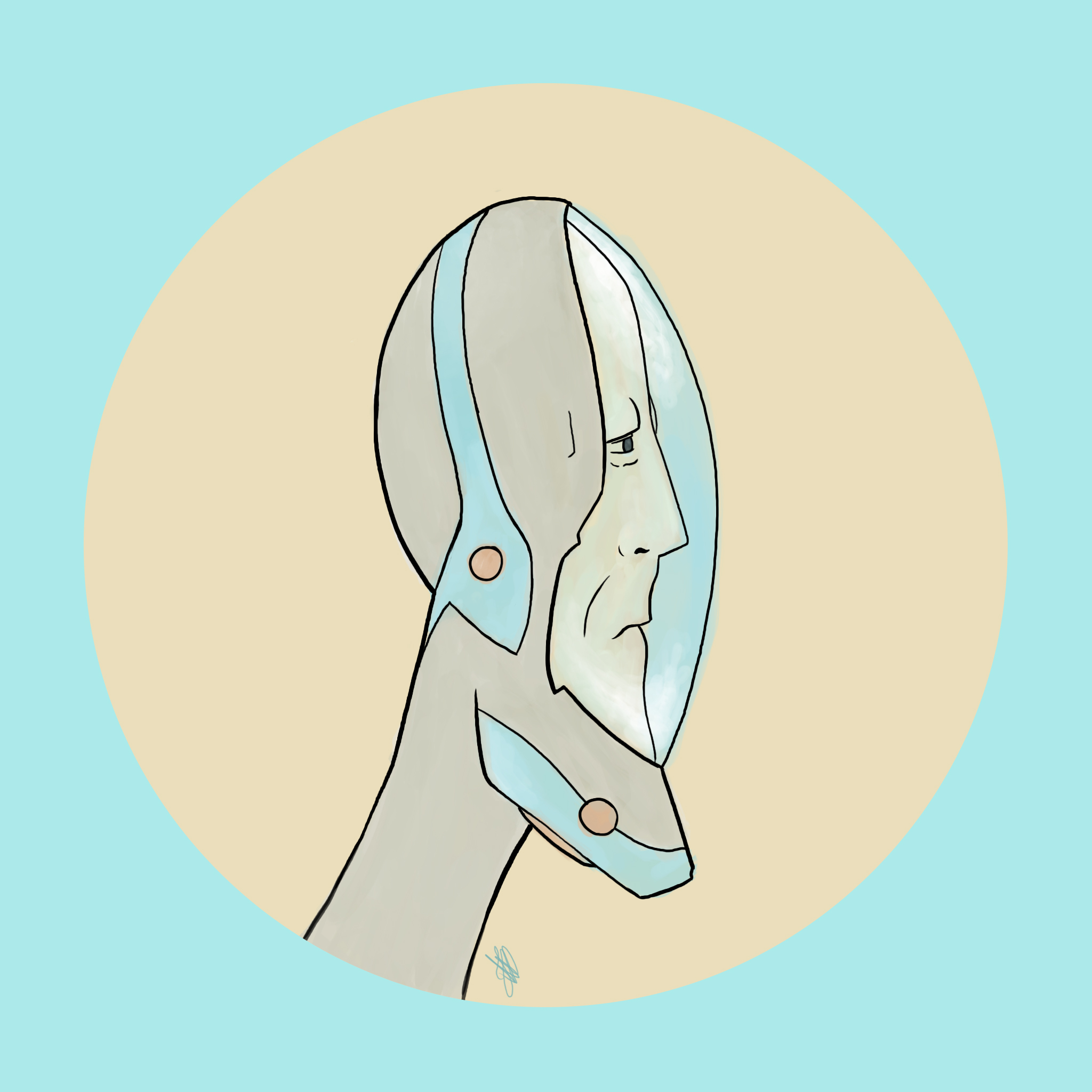 Came from a simple sketch I did, while inspired by the great Jean Giraud.