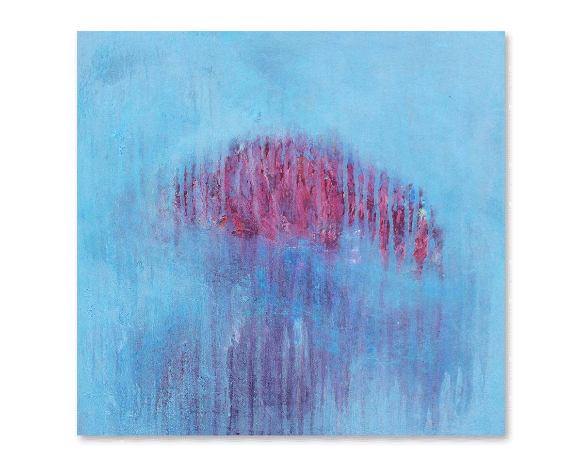 "Foggy Days #10" 24x24 - acrylic on canvas, high gloss finish