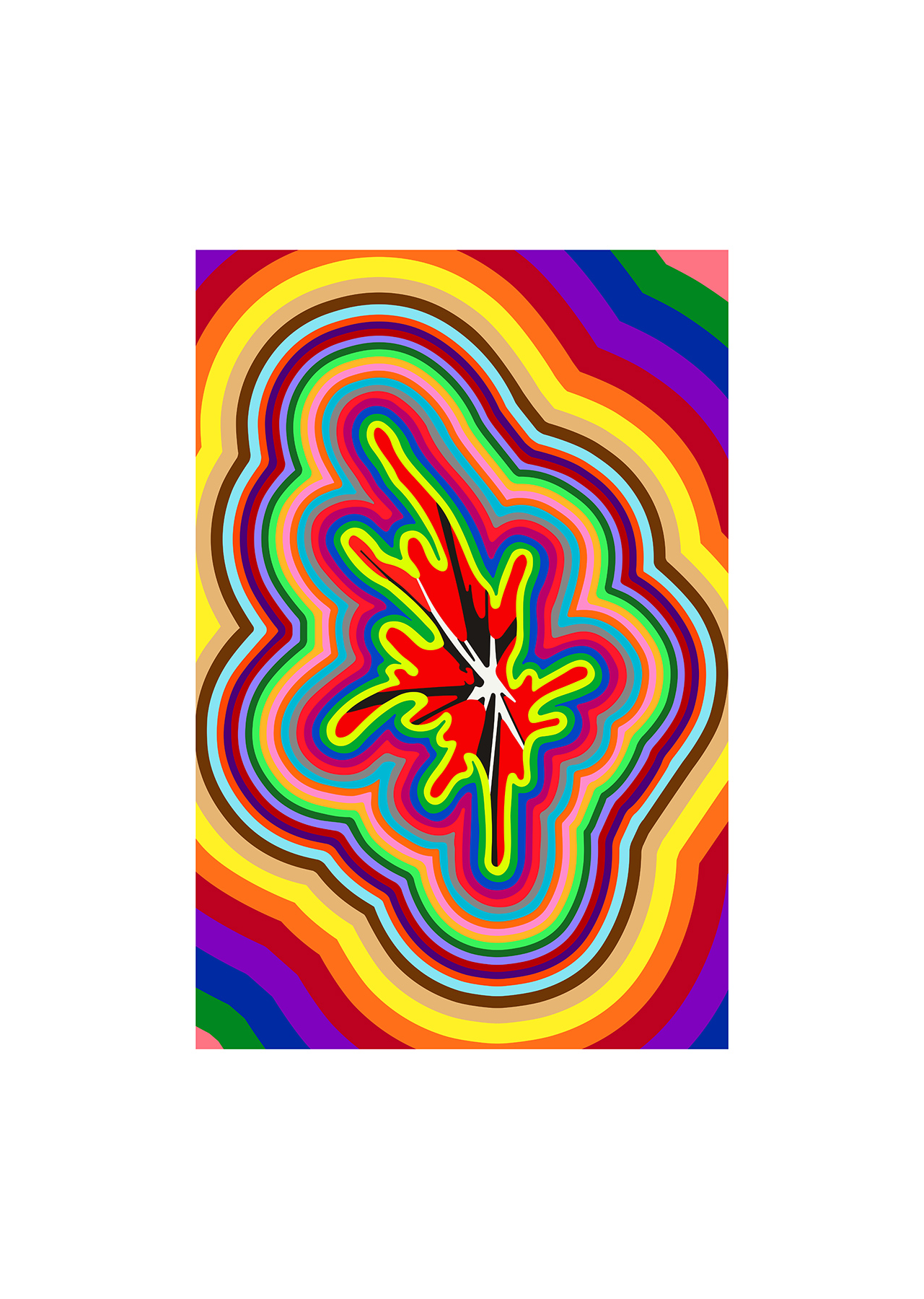 'Vibrate' Print on Archival Matte