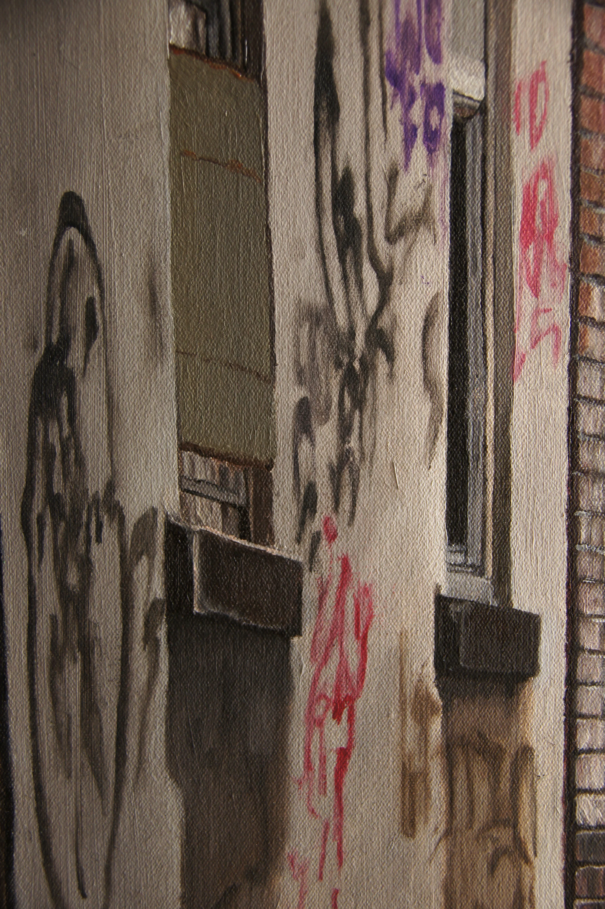 "Montréal" (Detail) Oil on Canvas