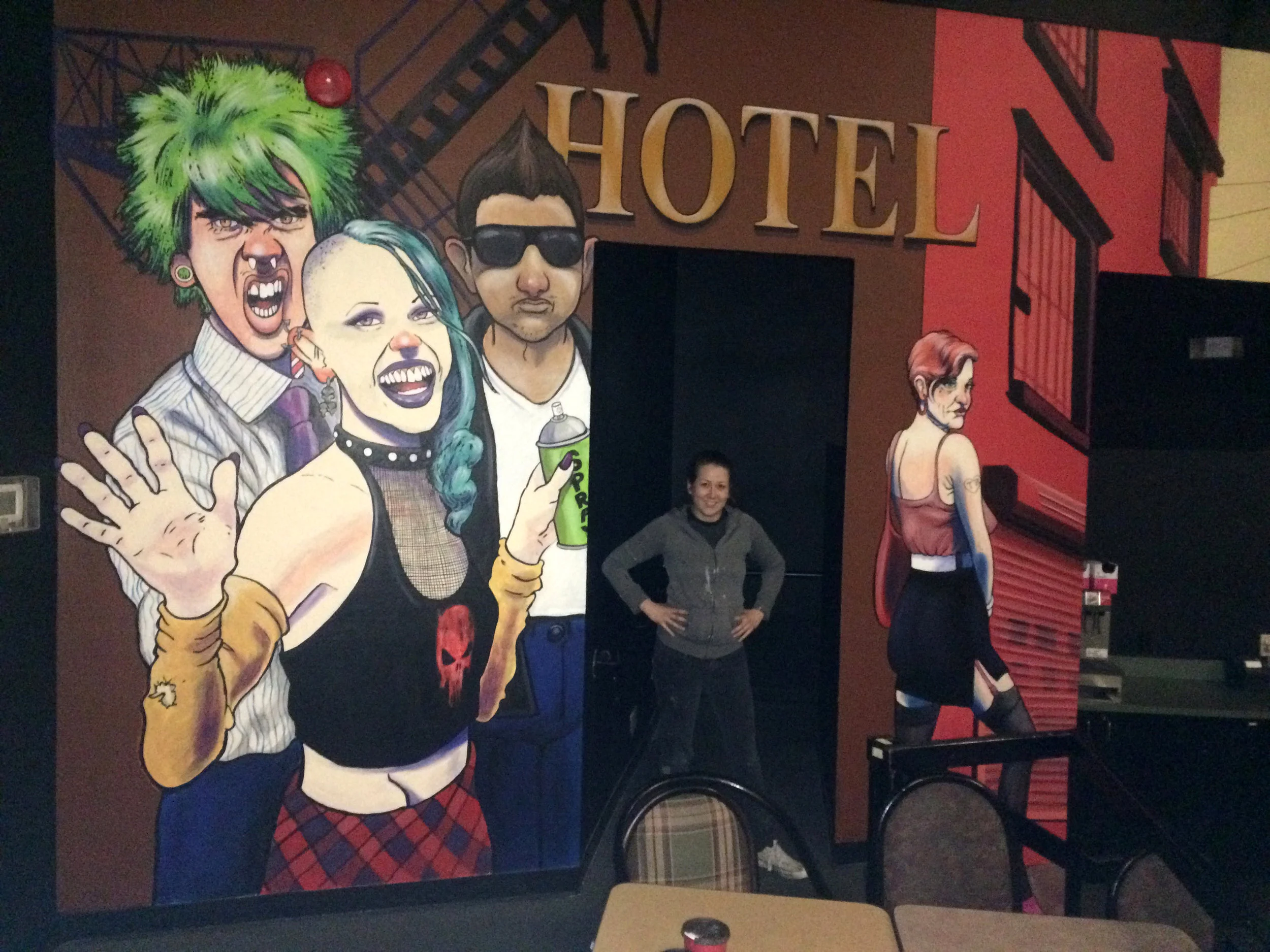 Pretty Woman murals, Winnipeg, 2016