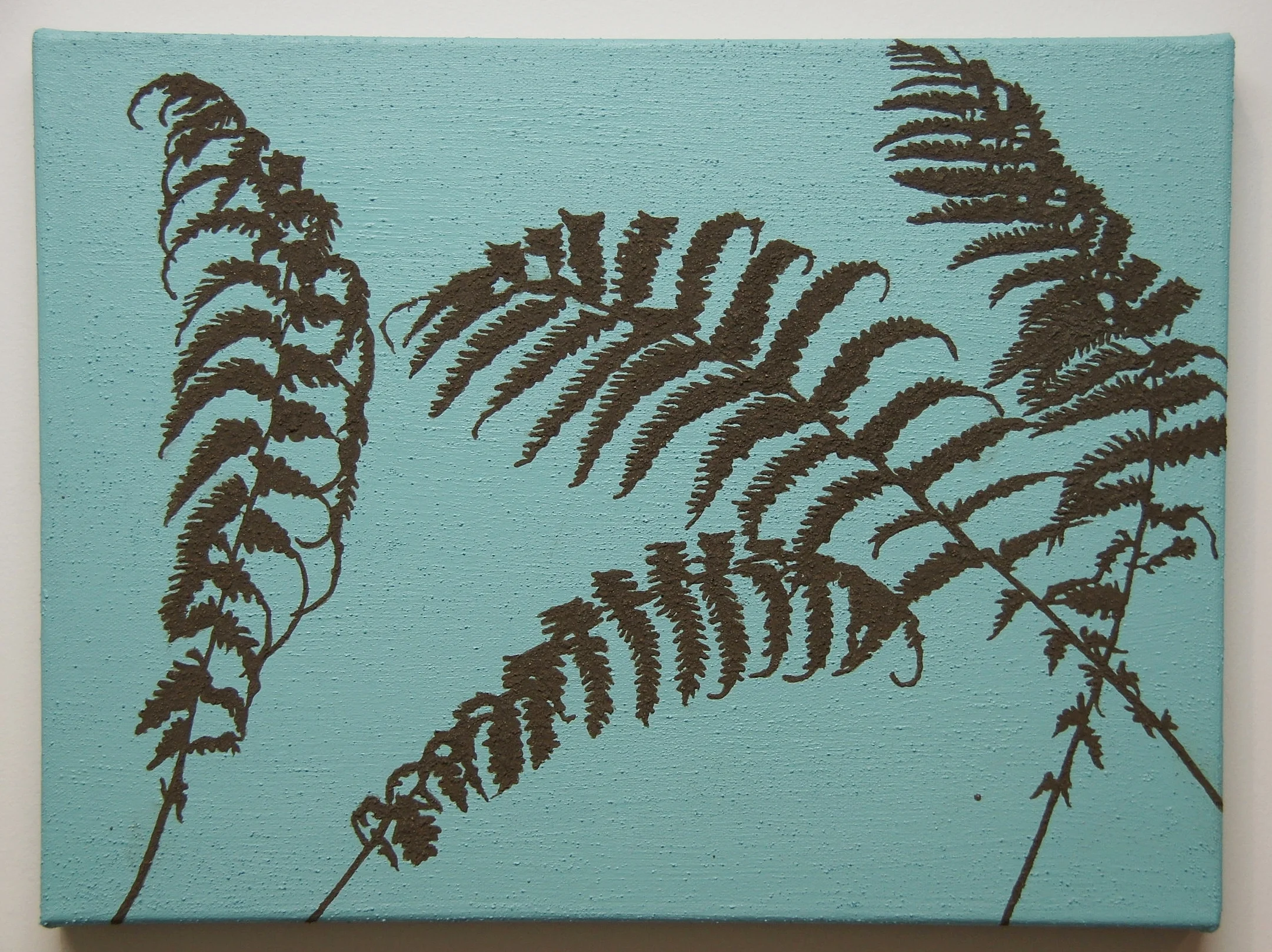  "Sargent Breezeway", Mud Painting, 2016 