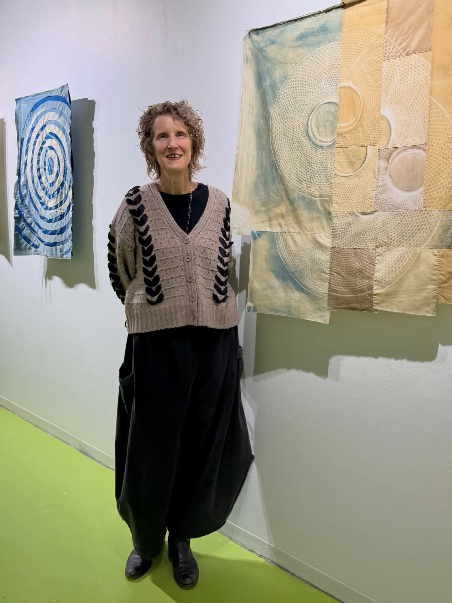 @kellymckaig.maker has three stunning pieces on exhibit at the Hyde Park Art Center. I&rsquo;m continually drawn to her use of cyanotype and the way she pushes and expands the boundaries of the medium.