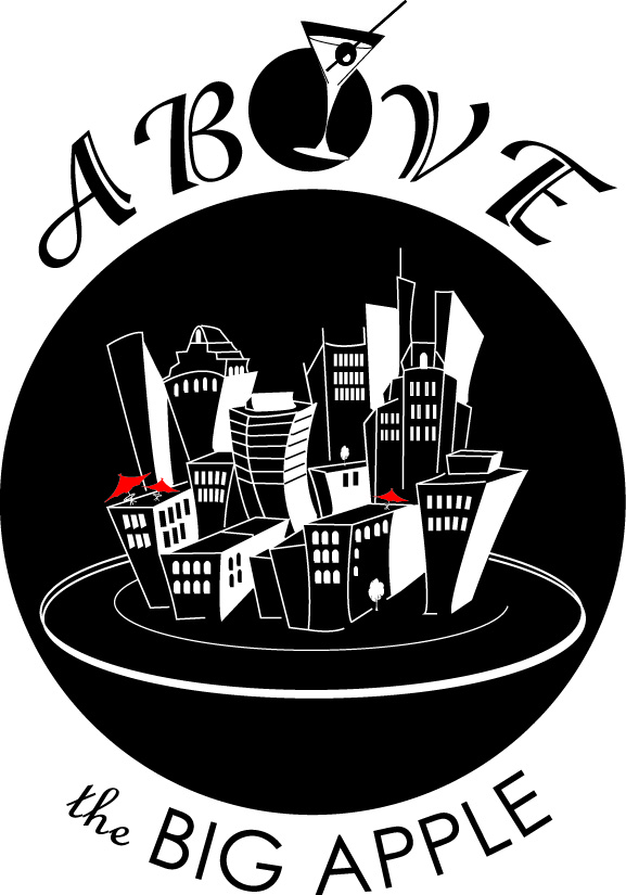 Above the Big Apple logo