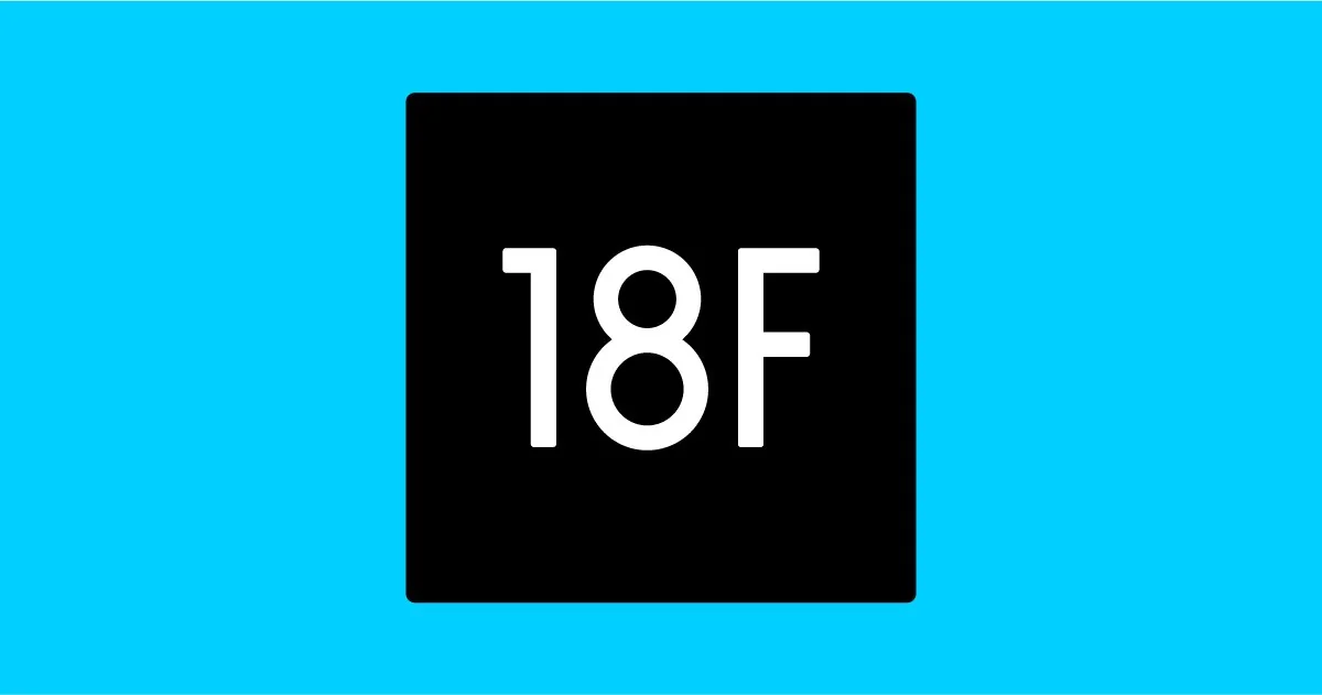18F logo