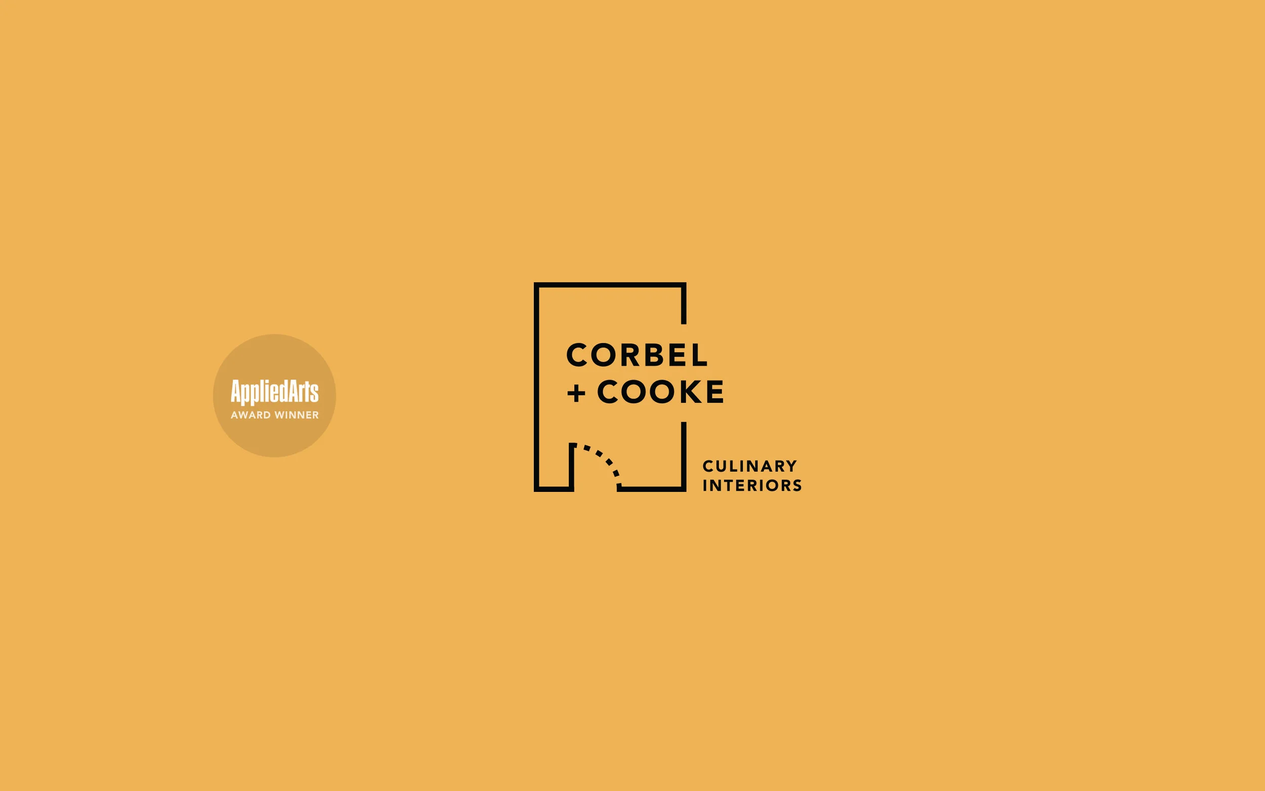Corbel + Cooke is a corporate interior design company focused on small food related businesses, such as coffee shops or bakeries. The brand employs a contemporary aesthetic using bright colours and clear iconography to appear unintimidating to small business owners. With a strong focus on the experience, Corbel + Cooke aims to help their clients sell the space to the customer rather than use the space to sell the product. 