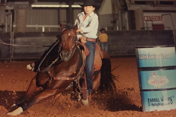 SAMS GUY TO THE DASH qualified for the Jr. NFR in Vegas with 13 year old Ryley Flores. $26,000+
