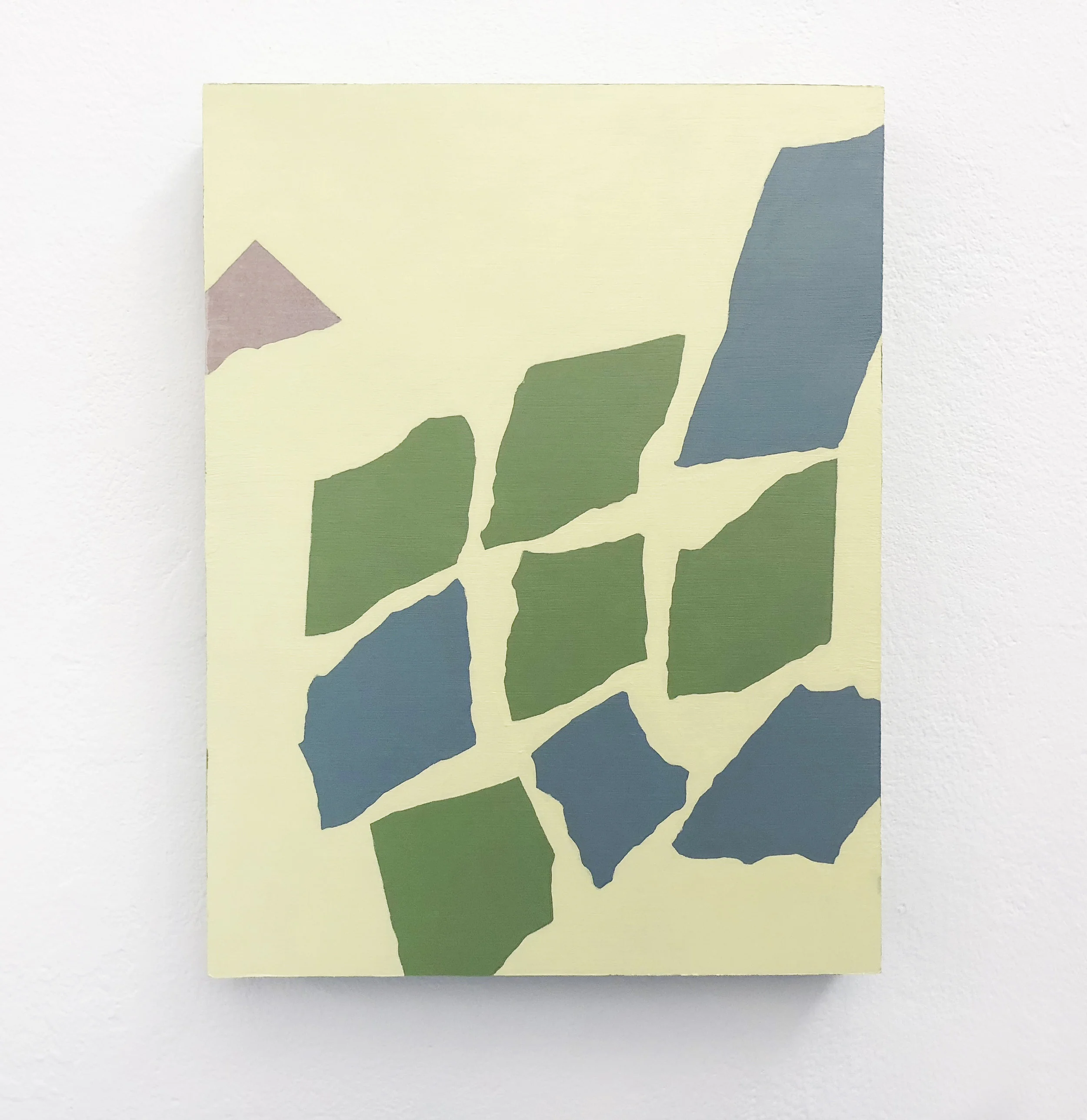 Elusion 15.5" x 12" Acrylic on wood panel 2018