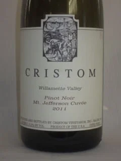 Cristom - 2011 Mt. Jefferson Cuvée Pinot Noir ($30) Really enjoyed visiting Cristom Vineyards in Oregon's Willamette Valley and tasting their wines. Pinot Noir is the wine in Willamette Valley and this one from Cristom is very nice. While some of the Pinot's from Willamette Valley are big wines, this wine from Mt. Jefferson is a toned-down version, tending more toward the delicate Pinot's of California. What you immediately notice with this wine is the oak in the aroma. Nearly like putting your nose into a fresh oak barrel. But the oak is not overpowering on the pallet. A nice Pinot Noir worth seeking out.