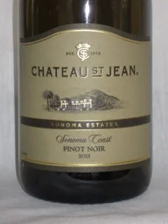 Chataeu St Jean - This Pinot Noir from the Sonoma Coast is really a great value at $13. It's delicate, as a Pinot should be, with the cherry, raspberry and cola flavors. Pinot Noir pairs amazingly well with everything from Salmon to Steaks.
