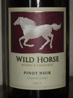 Wild Horse Central Coast Pinot Noir ($15) This week's wine is a real nice Pinot Noir from the Central Coast of California. Wild Horse delivers with Pinot's great flavors of dried cherry and some earthiness. One of the great things about Pinot Noir is that it goes well with so many meals including salmon, poultry and grilled vegetables.