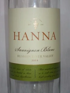 Hanna Russian River Sauvignon Blanc ($14) This week's wine is a great, crisp and refreshing Sauvignon Blanc from Hanna Winery & Vineyards. Summertime is a great time for a Sauvignon Blanc with its bright acidity and hints of lemon, grapefruit and peach. And, as is becoming increasingly available, this wine is Vegan Friendly. 