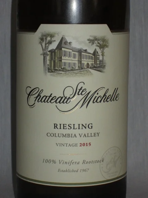 Chateau Ste. Michelle Columbia Valley Riesling ($7) This Riesling from Washington's Columbia Valley is listed as being between Medium-dry and medium-sweet. So, remembering that 'Dry' means little or no residual sugar in the wine, you know right away there is going to be some sweetness in this one. The winery sources these Riesling grapes from both the warm and cool climate sites. The cool climate Riesling grapes give this wine its sweet fruit flavors and contribute to a lighter wine, while the warm climate grapes are a bit more subdued and more toward medium-bodied. The resulting blend has the great sweet fruit flavors of Riesling with just a bit of softness on the edges. A great entry-level wine and one that pairs very well with hot-spicy foods.