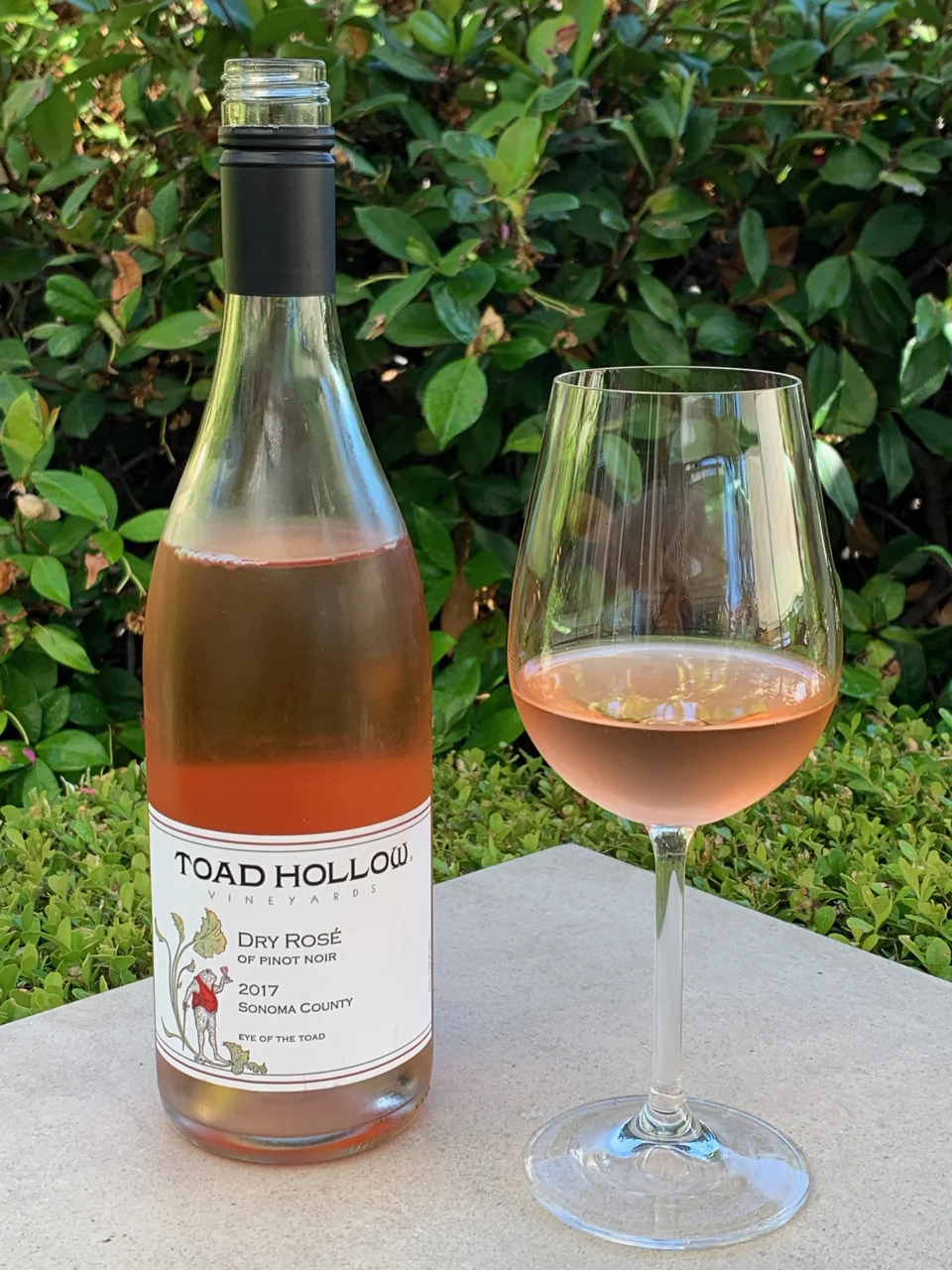 2017 Toad Hollow ‘Eye of the Toad’ Rosé of Pinot Noir ($12) This is certainly the time of year when a cool, crisp and refreshing rosé is just perfect. And this Toad Hollow Rosé of Pinot Noir is a good one. This ‘Eye of the Toad‘ rosé is made from 100% Pinot Noir from Sonoma County. Toad Hollow picks their grapes at lower sugar levels which results in their rosé being lower in alcohol (11.5%) and bright, mouth-watering acidity. And, while this rosé has flavors of watermelon, strawberry and white peach, its sweet flavors are all from the fruit with very low sugar (0.18 Residual Sugar). So, when you’re looking for a nice refreshing wine to enjoy on a hot day, look for this Toad Hollow. Like all Behind the Cork™ features, this wine is widely available and affordable. Cheers!