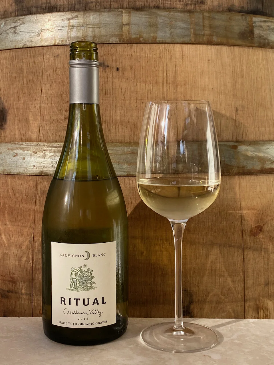   2018 Ritual Sauvignon Blanc ($19.99)   This is an organic wine from the Casablanca Valley in Chile. This cool climate area is located on the northwestern side of Chile’s coastal range that is less than 30 km from the Pacific Ocean.  This 100% Sauvi