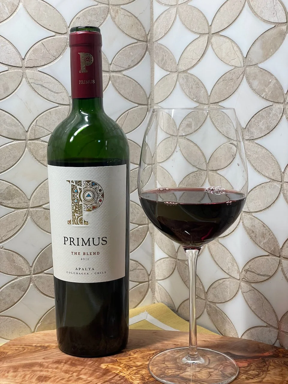 2018 Primus “The Blend” ($18.99)   Primus is a leading brand in the Chilean premium segment and a fine example of Chilean quality capabilities. The name Primus is Latin and means “the first” or “the first among its peers”, and for good reason. The