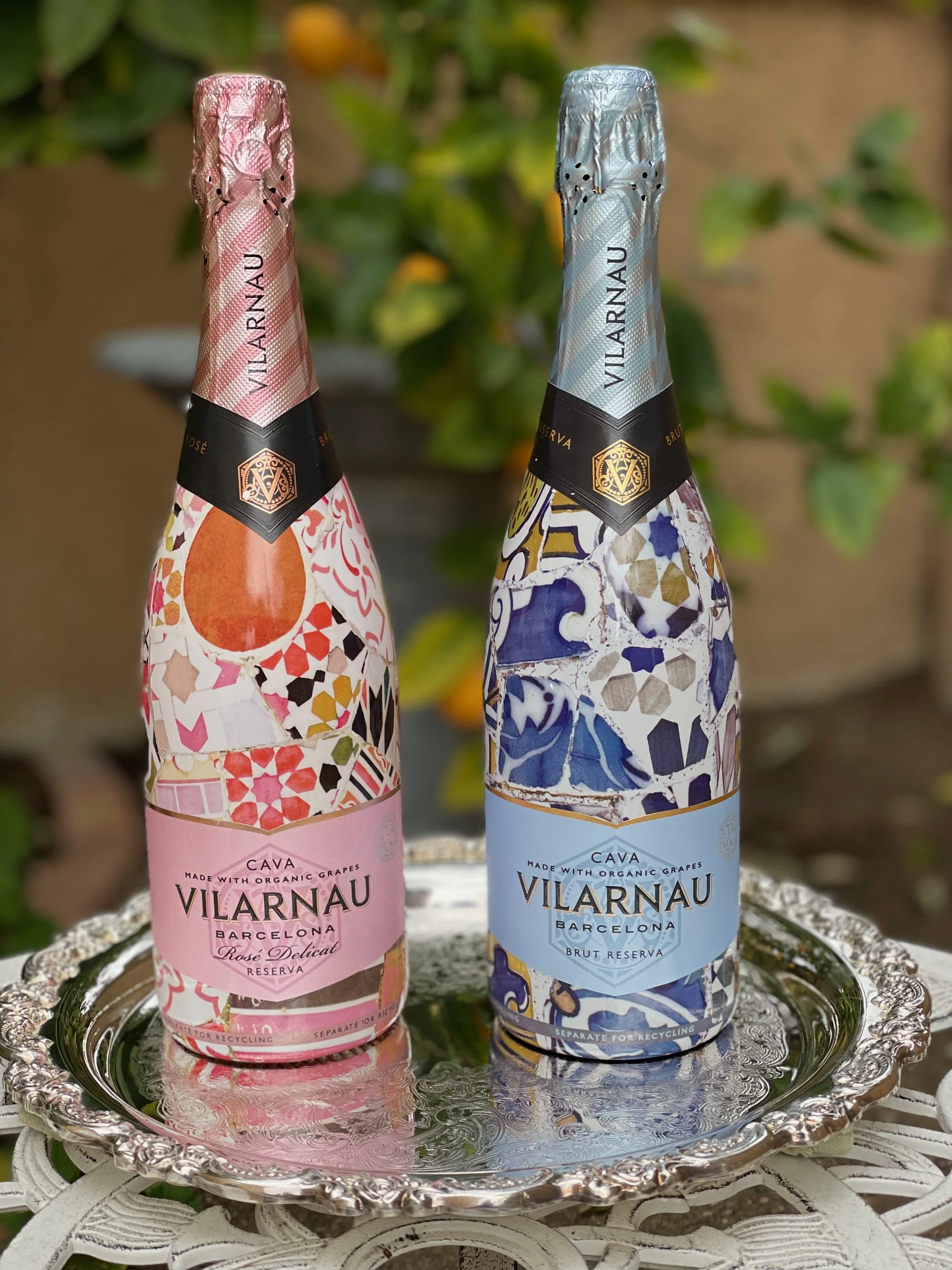 Vilarnau Cava   These two wonderful Cavas are from Vilarnau in Spain. And now, they are 100% organic!  The winery is a small, artisanal, hand crafted Cava house located outside of Barcelona that dates back to 1949. Made in the traditional méthode c