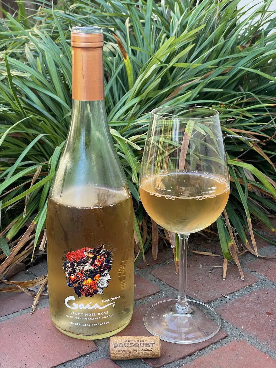   2023 Gaia Pinot Noir Rosé ($18)   GAIA  [ɡâi̯.a] , the Greek Goddess of the Earth, has been the inspiration of the Bousquet family since the founding of their winery in 1997 when they pioneered and cleared virgin land in the highlands of the Gualta