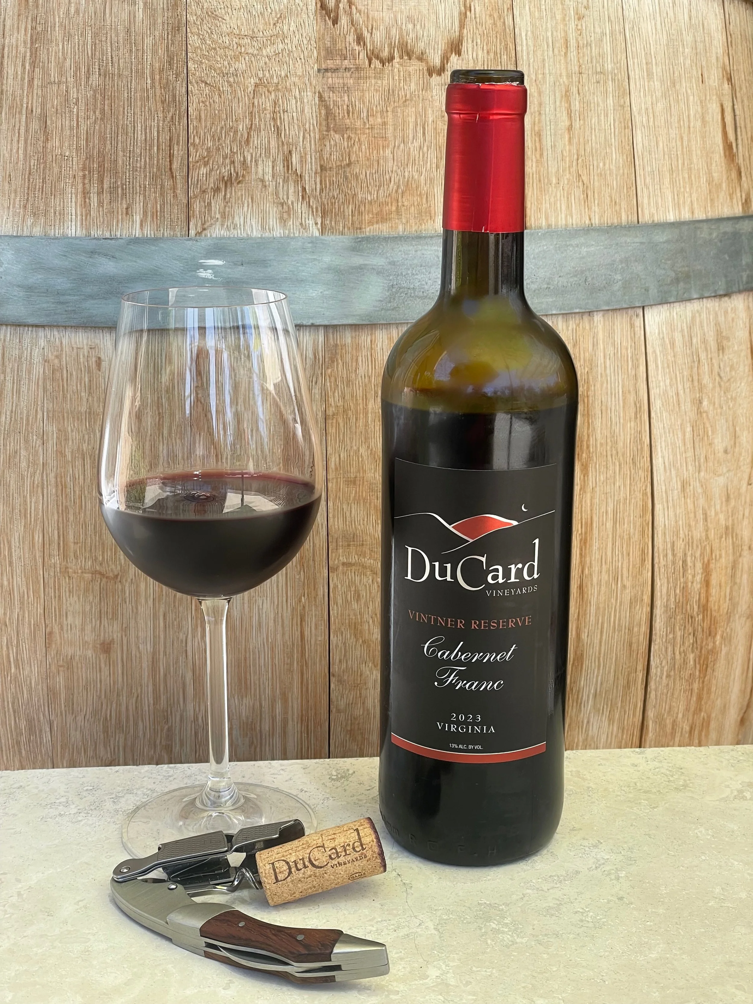   2023 DuCard Vineyards Vintner Reserve Cabernet Franc ($60)   DuCard Vineyards has been growing grapes for nearly two decades at their property, nestled at the eastern edge of the Shenandoah National Park in the shadow of Old Rag Mountain and White 
