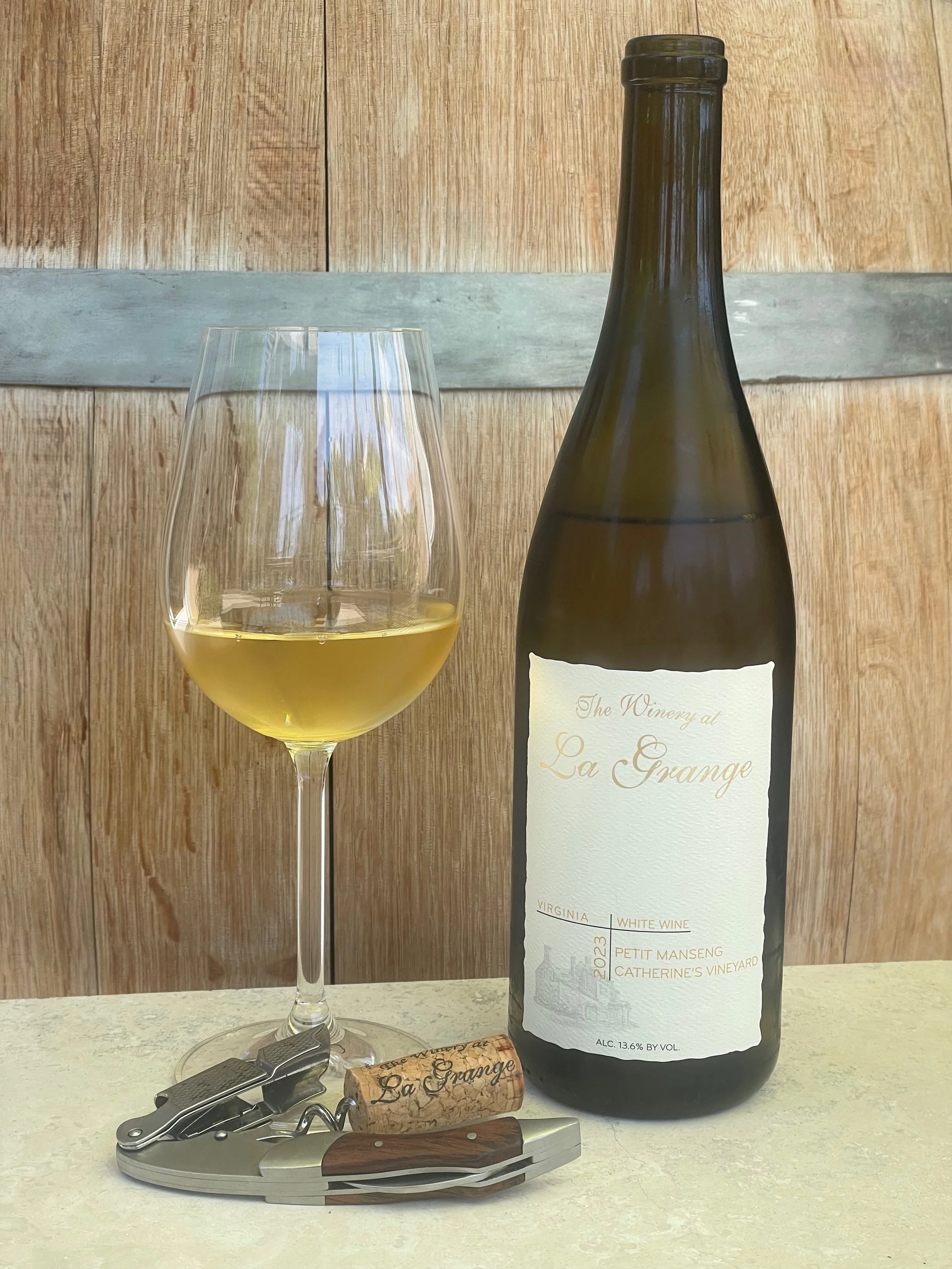   2023 Winery at La Grange Petit Menseng ($39)   The site of this winery is rich in history. It was originally carved out of Robert “King” Carter’s Bull Run Tract in the 1600s and later became known as La Grange. The Winery at La Grange was establish