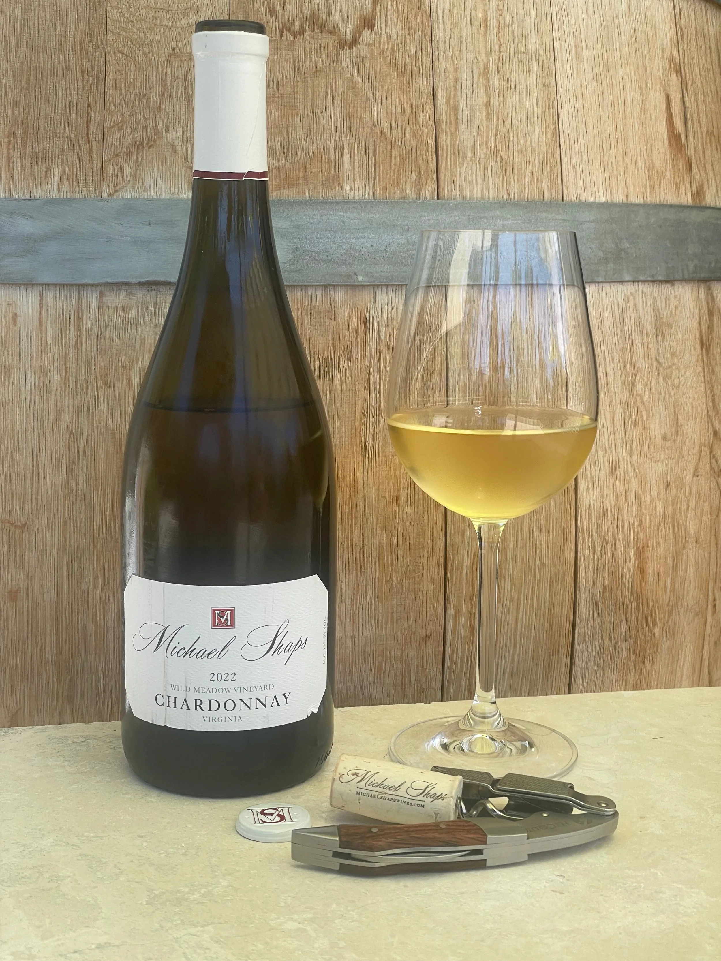   2022 Michael Shaps Wild Meadow Chardonnay ($28)   Nestled in the woods just south of Charlottesville, Michael Shaps Winery blends Old World tradition with Virginia terroir. Founded in 2007 by acclaimed winemaker Michael Shaps, the winery is known f