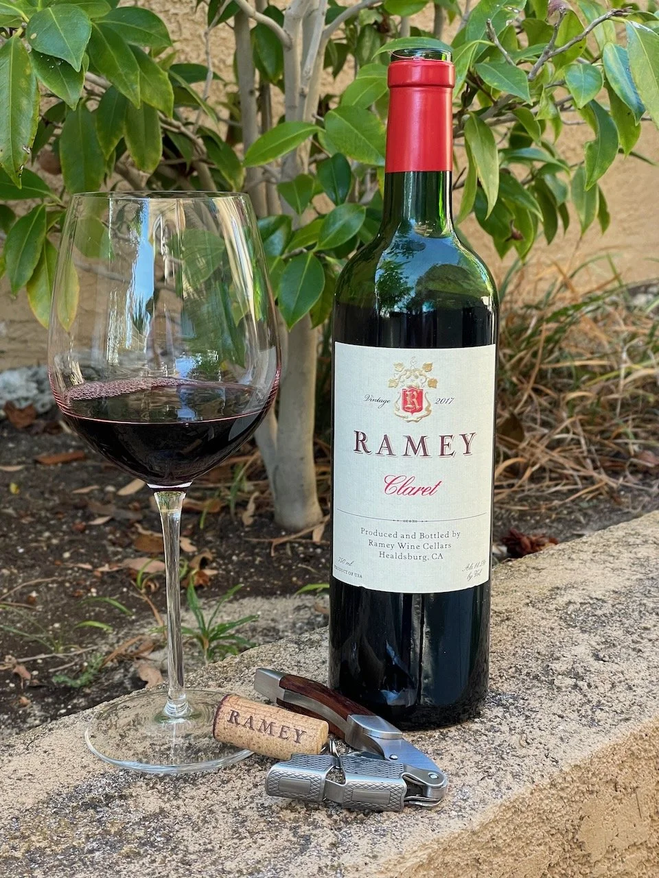   2017 Ramey Claret ($39.98)   David and Carla Ramey founded their winery in 1996 and forged a new California winemaking style that paired old-world techniques with the premier fruit of Sonoma and Napa.   The Ramey family has long excelled at collabo