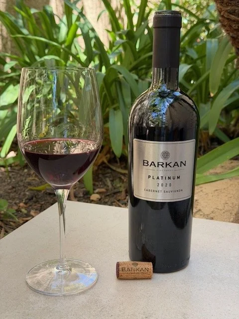   2020 Barkan Vineyards Platinum Cabernet Sauvignon ($29.99)   Barkan Vineyards is located a half-hour driving distance from both Tel-Aviv and Jerusalem in Israel. And, yes, it’s a Kosher wine. But not just a Kosher wine, a really good Kosher wine!  