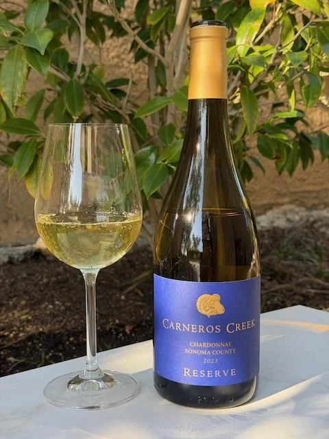   2023 Carneros Creek Reserve Chardonnay ($29.95)   Carneros Creek Winery (now a brand under Carneros Wine Company) was originally founded by Francis Mahoney in 1972. While the physical winery was sold to Michael Mondavi in 2006, the Mahoney family h