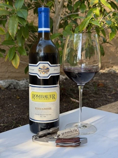   2018 Rombauer Zinfandel ($42)   Koerner and Joan Rombauer established Rombauer Vineyards in 1980, and in 1984 they released their first California-style Chardonnay and Cabernet Sauvignon wines. One interesting note about the Rombauer family is that