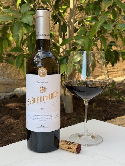   2020 Señorio de Odon Crianza ($6.99)   In Spanish wine,  Crianza  is a regulated aging classification that literally translates to "breeding" or "nurturing". It is the second tier of aged wine in Spain's quality system, sitting between young, un-ag