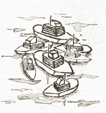 Boats • by Pierre Picot