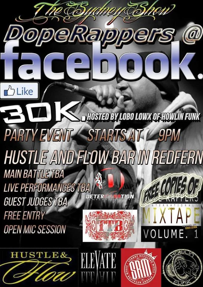 Dope Rappers on Facebook 30K Party