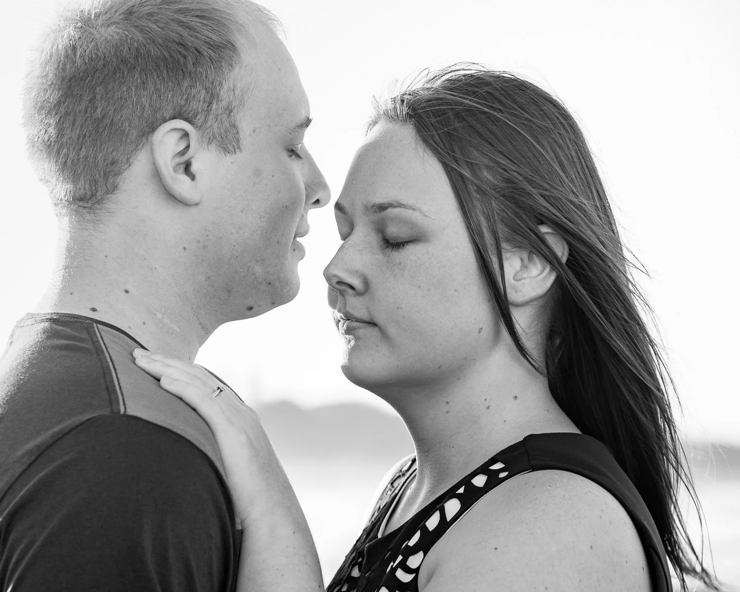 A quite moment between loving couple