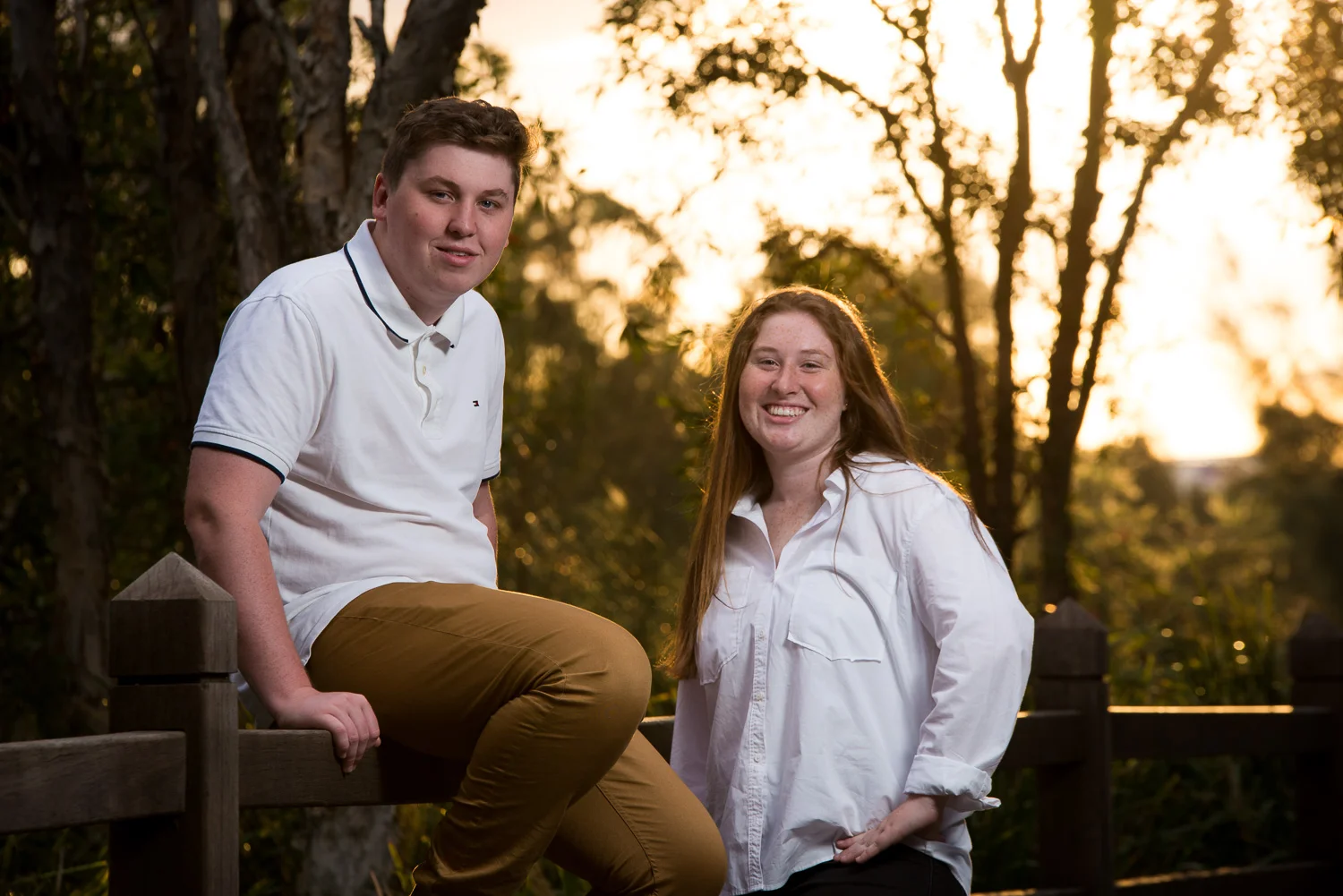 Late afternoon adult family portraits at Lake Eden North Lakes Stuart C Photography Caboolture Outdoor Portrait Photographer