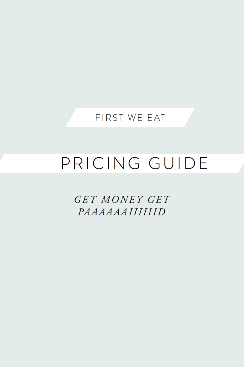 Food and lifestyle blogging and photography business tool bundle