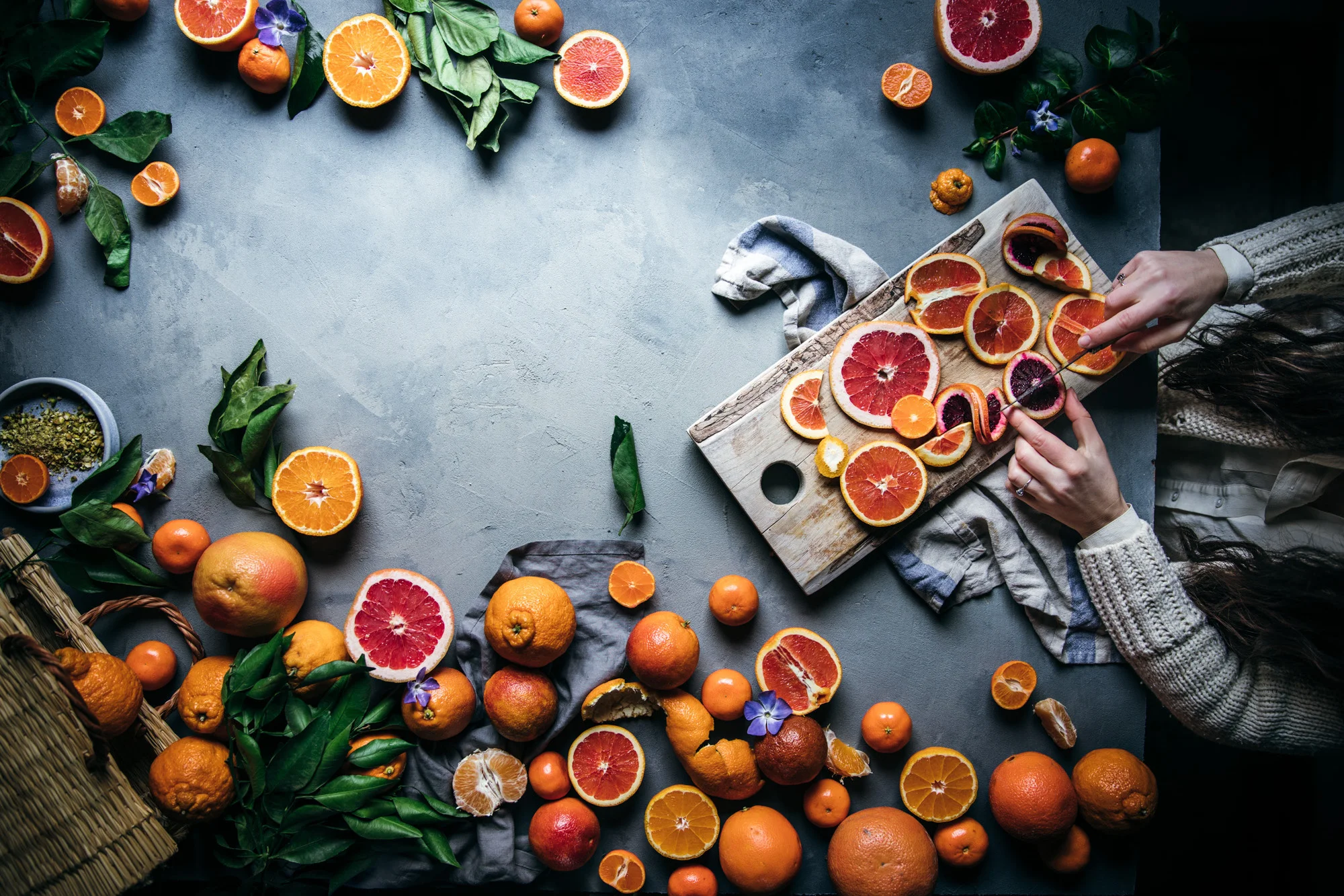 Citrus Panna Cotta Tarts