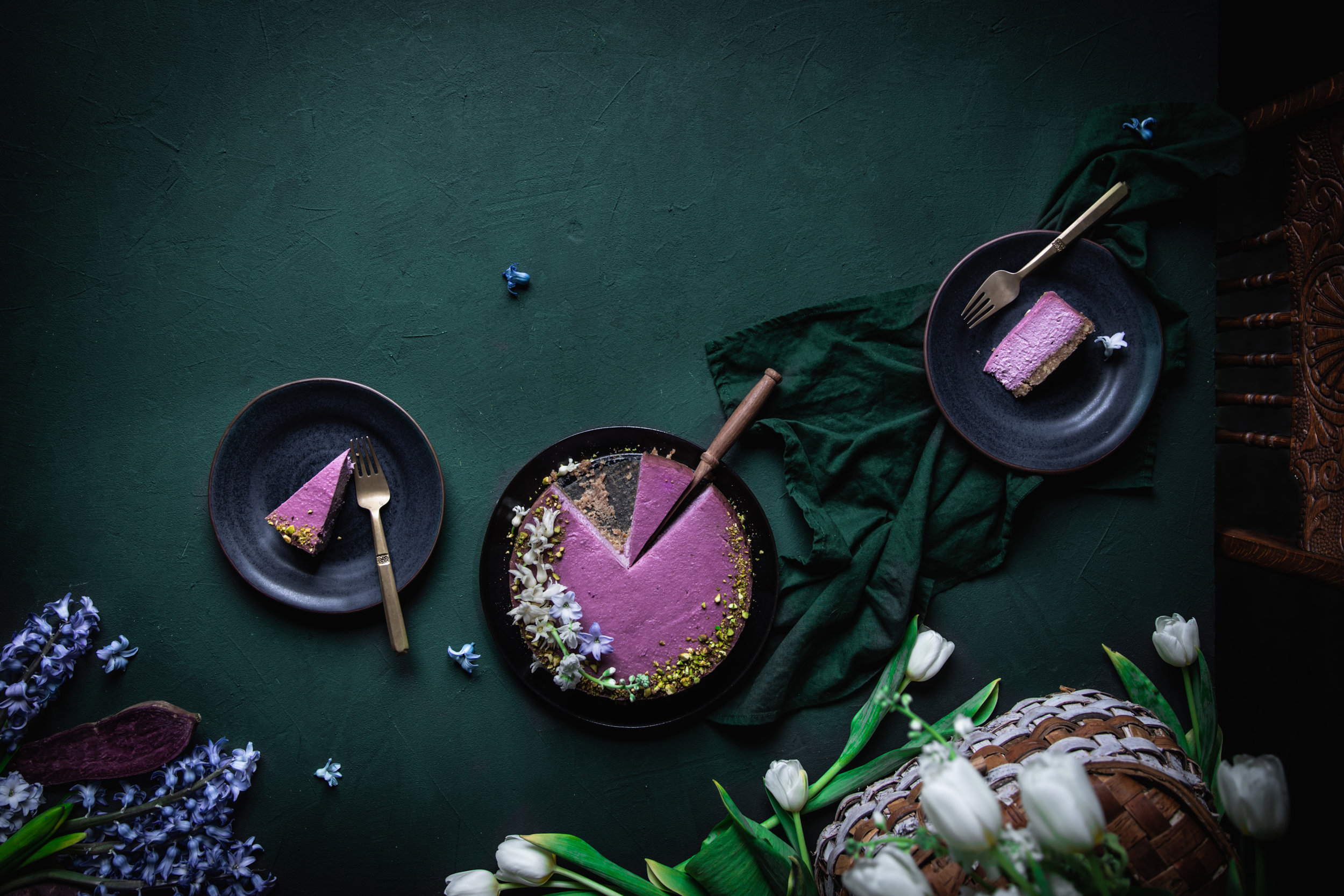 Vegan Cheesecake with Sweet Potato