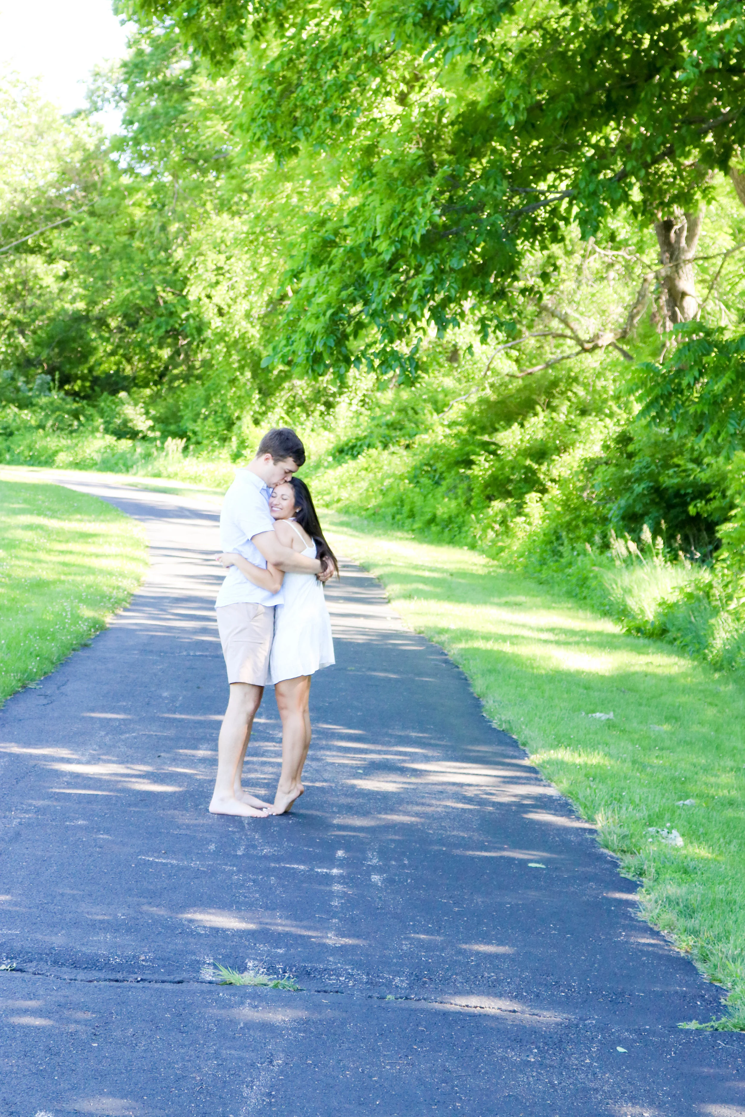 Brianna + Michael | Summer 2018 | Shawnee Mission Park Trail | Engagement Session