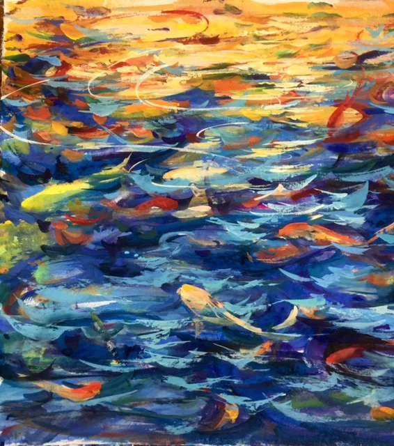 锦鳞游泳 Flowing Water