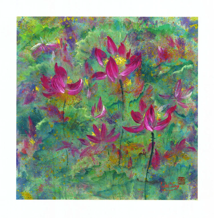 碧荷幽泉 Water Lily Metamorphosis