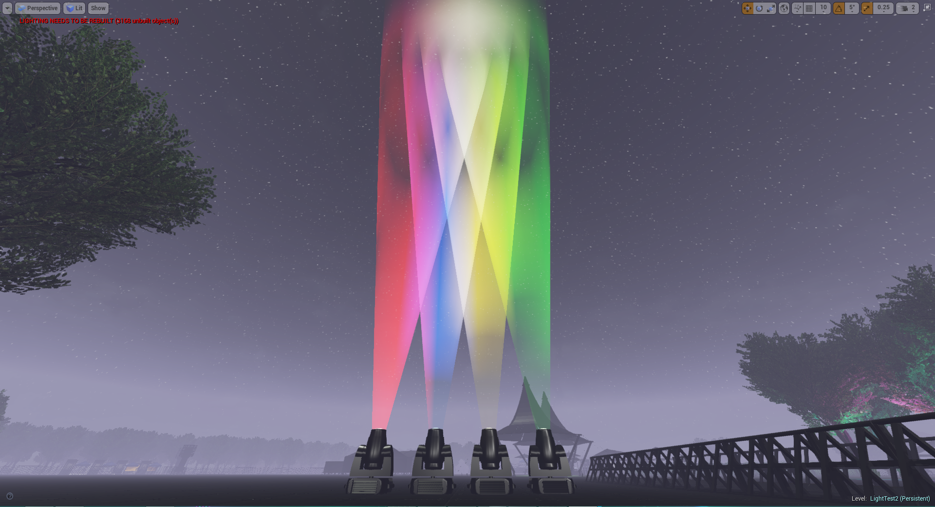 Yoke Lights in Unreal.