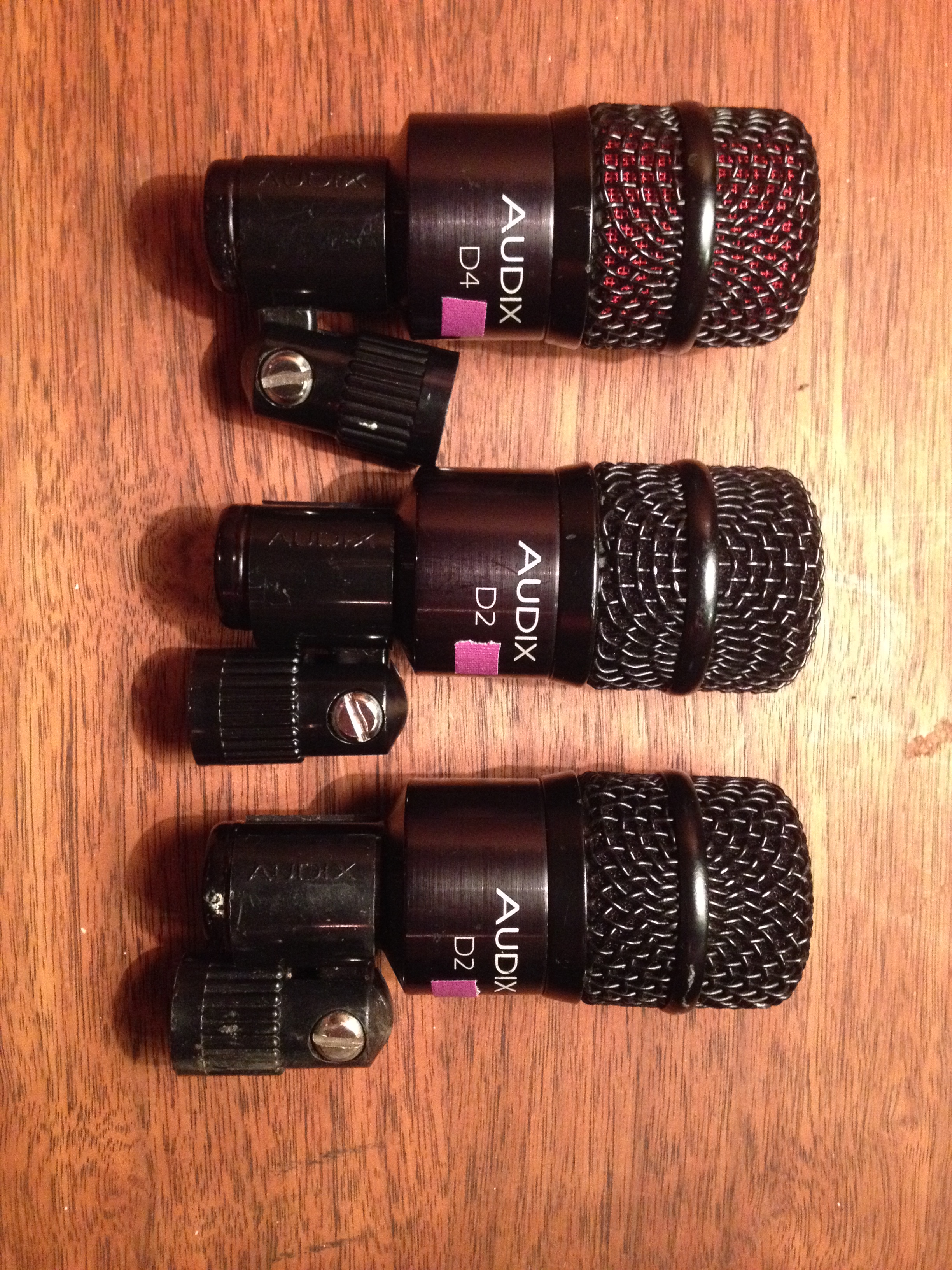 Audix D2 (x2) and D4
