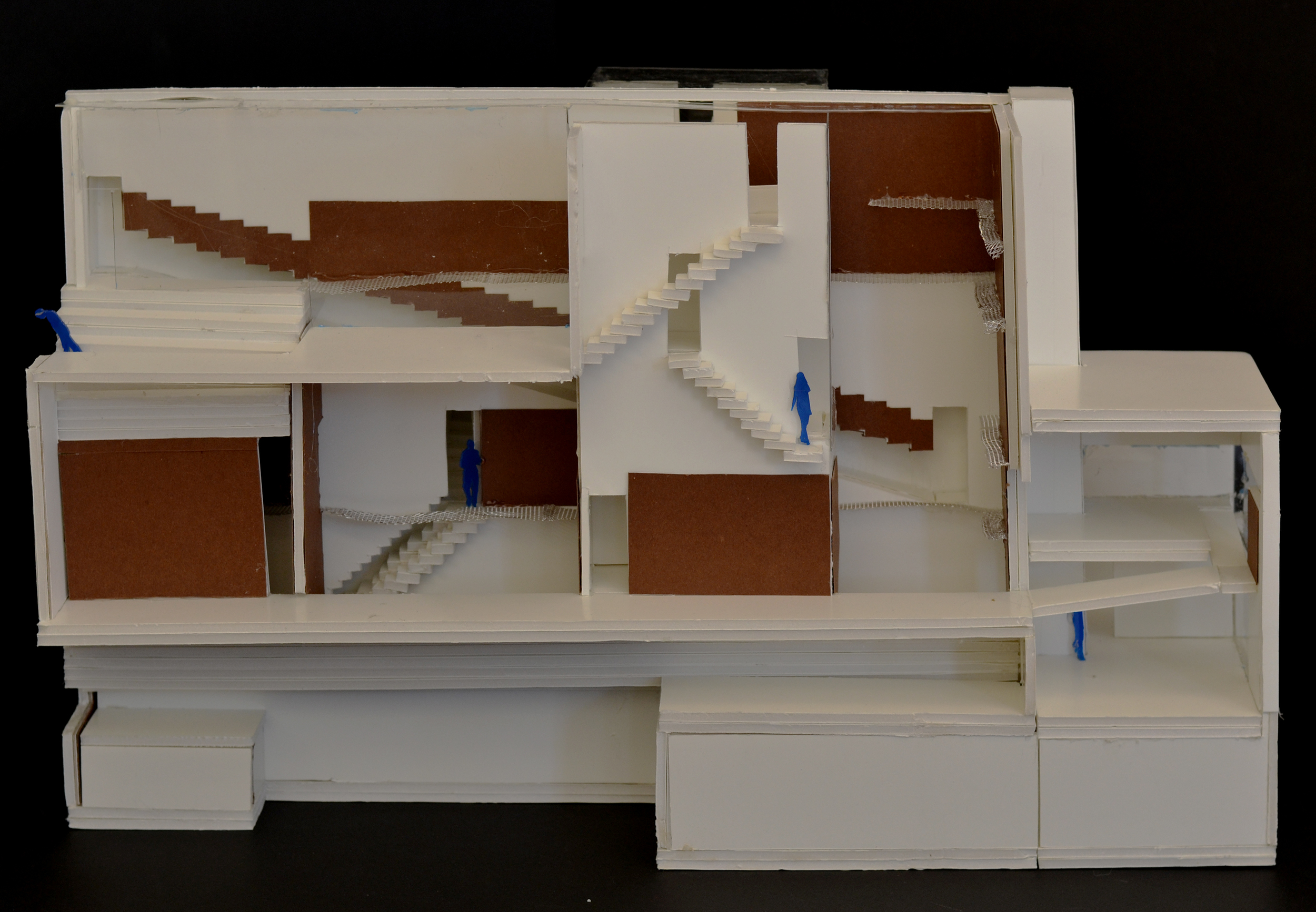  model at 1/4" = 1'-0" 